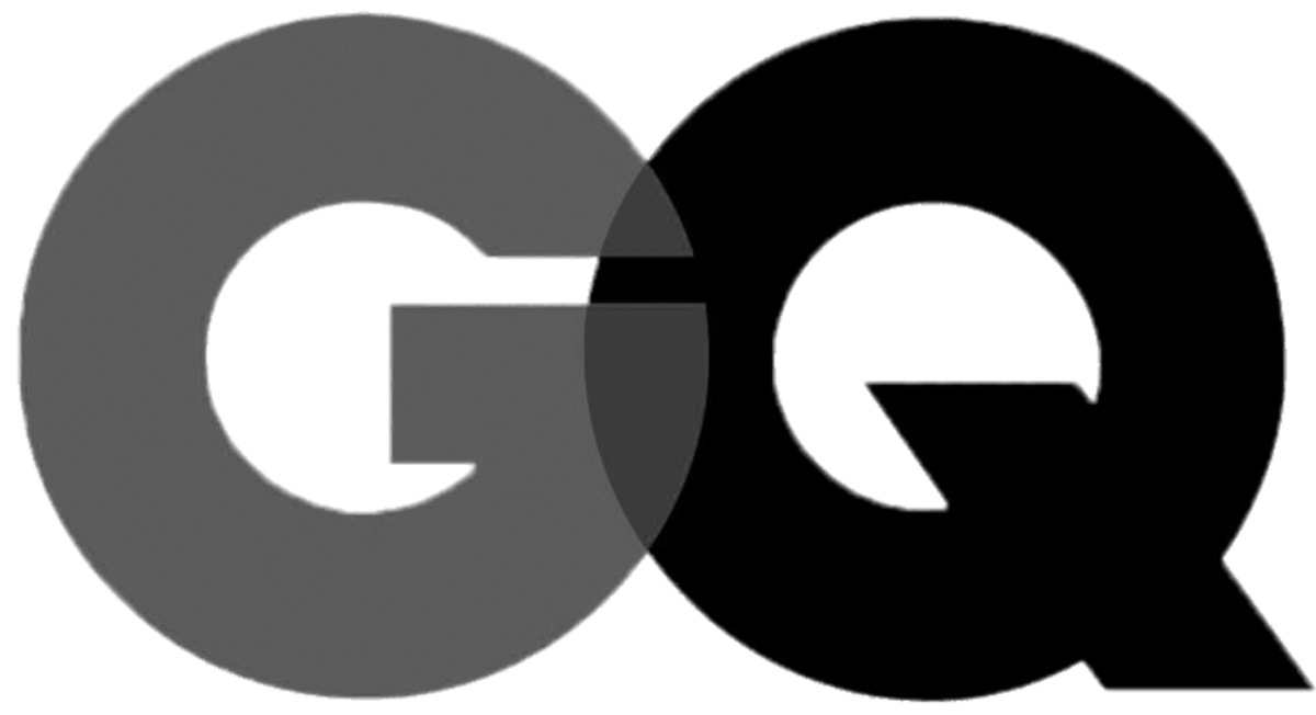 Black and White GW magazine logo
