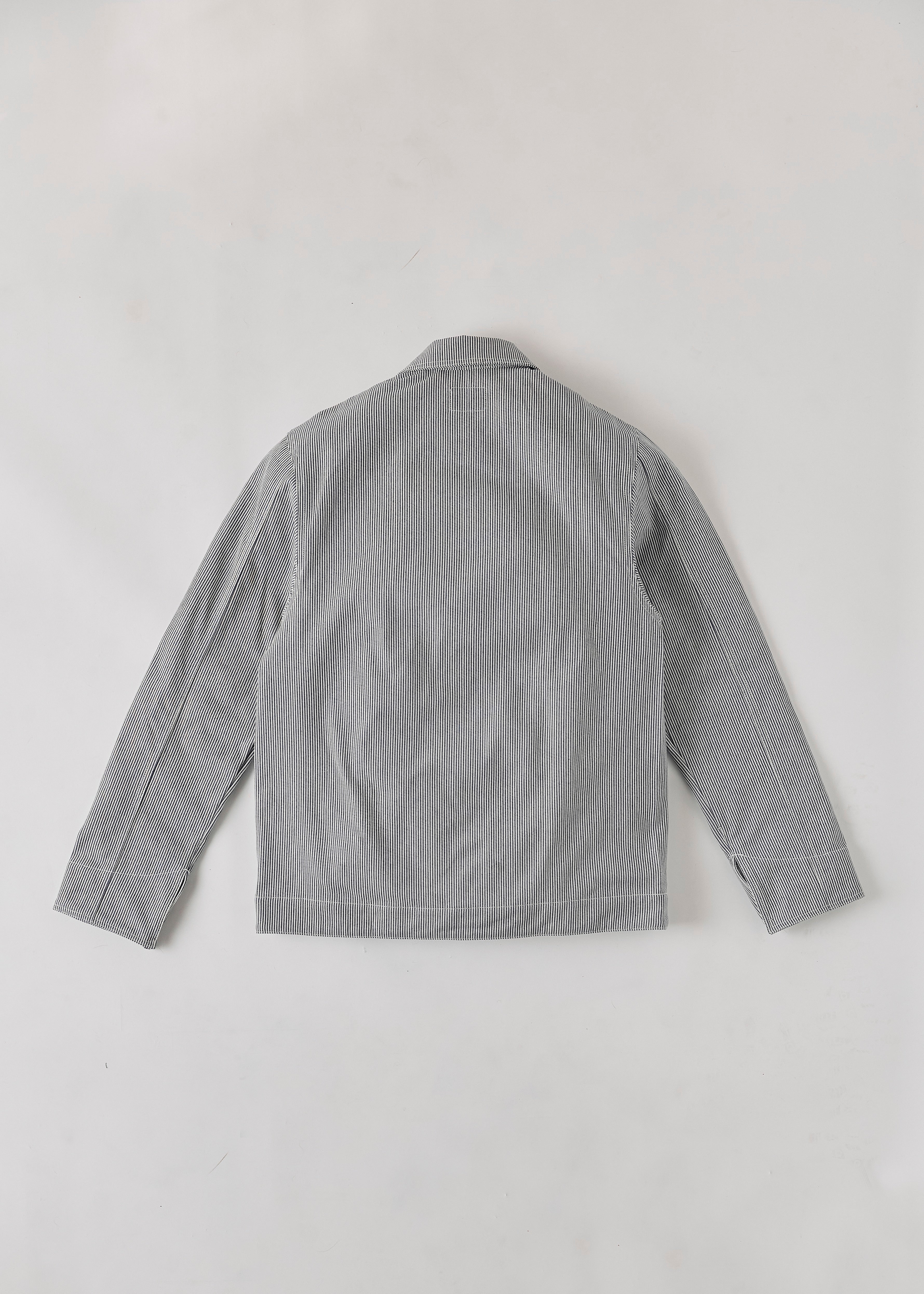 Gwynne Zip Jacket — Hickory Stripe Zip Work Jacket | Rosa Rugosa